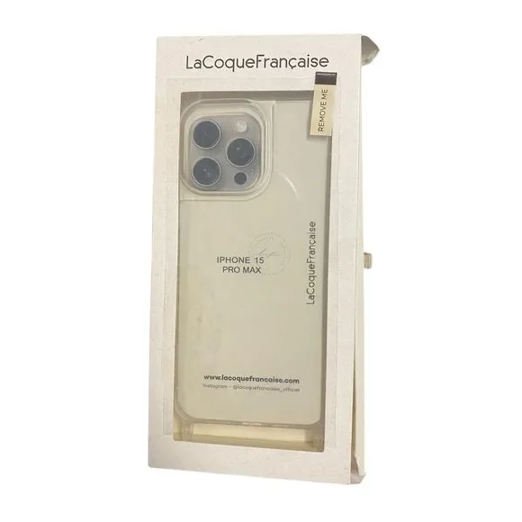 LaCoqueFrançaise iPhone 15 Pro Max‎ Case — Slim Silicone/TPU Protective Shell