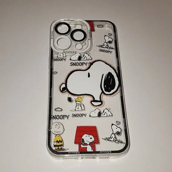Brand new Apple IPhone 🍎 15 Pro Max Peanuts Snoopy soft Silicone Phone