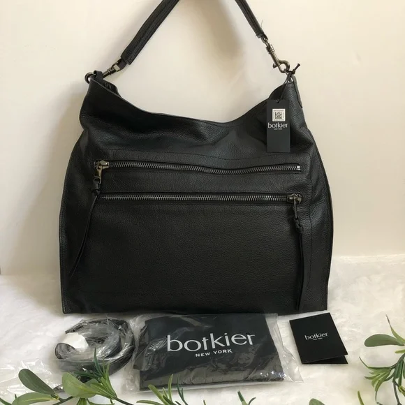 Botkier Chelsea Large Leather Hobo Bag, NWT