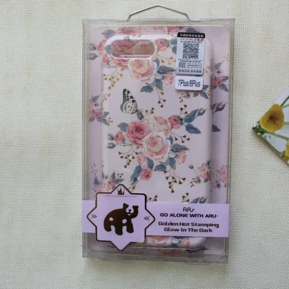 NEW iPhone 7 Plus / iPhone 8 Plus Pink Floral case