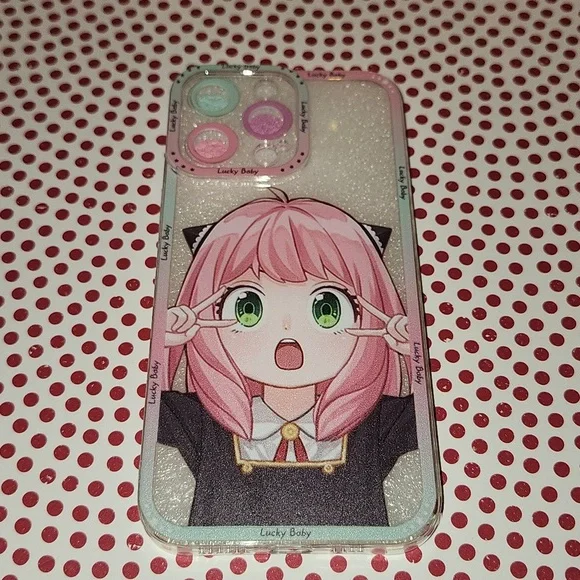 Brand new Apple IPhone 14 Pro Max Spy × Family Anya Forger  Silicone Phone Case