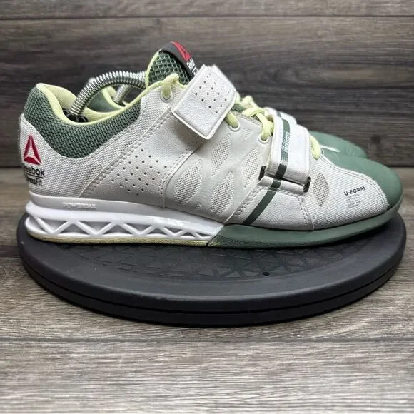 Womens Reebok Crossfit CF74 Shoes Green White Yellow US Size 8.5