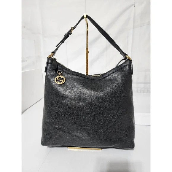 Gucci Interlocking G Hobo Bag Black