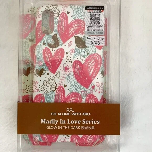 iPhone X / iPhone XS tpu gold stamp pattern case