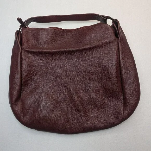 Furla Leather Hand bag Brown Color