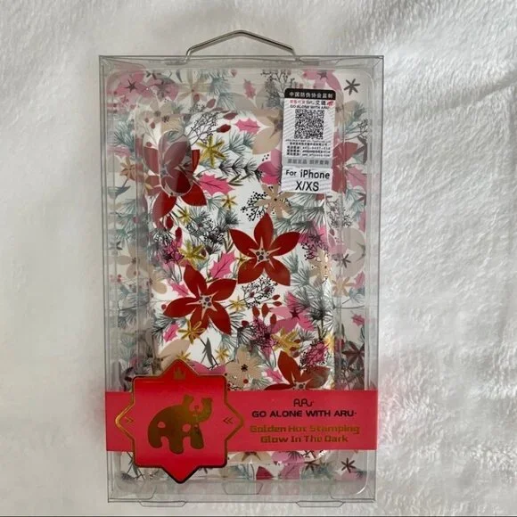 NEW iPhone X / iPhone XS Floral pattern case