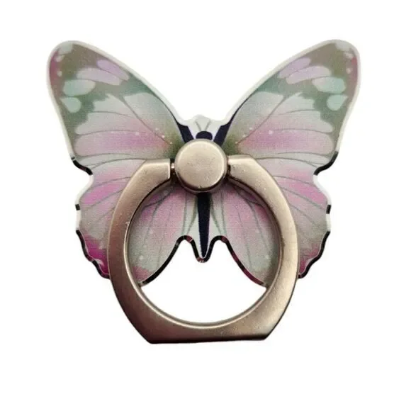 Cellphone Butterfly Ring‎ Holder Rotates 360 Degrees, Cellphone Stand