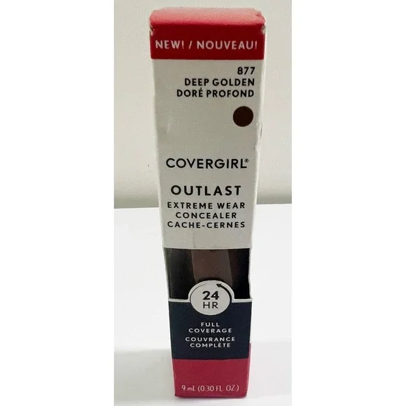 COVERGIRL Outlast Extreme Wear 24HR Concealer, #877 Deep Golden‎ Dore Profound