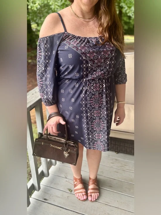 Maurices Plus Size 0 (14W/16W) Boho Dress