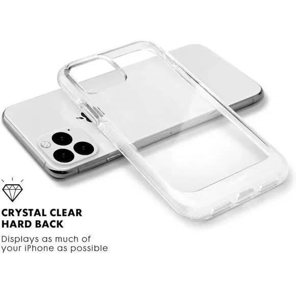 LAUT | Fluro‎ Crystal for iPhone 11 Pro Max | Crystal Clear D6