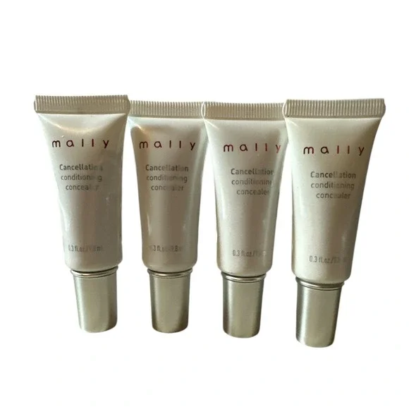 4 Pack Mally Cancellation Conditioning Face Concealer‎ MEDIUM 0.3 fl.oz Each NEW
