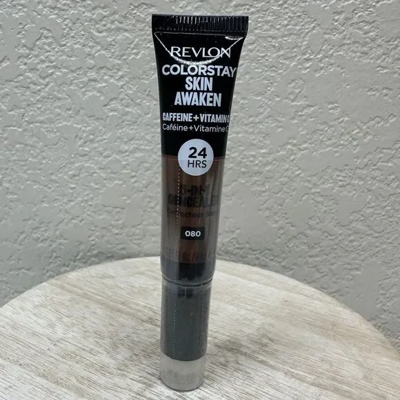 $7 🌙 Revlon Color Stay‎ Skin Awaken Concealer 🆕 Coffee 080 FULL SZ