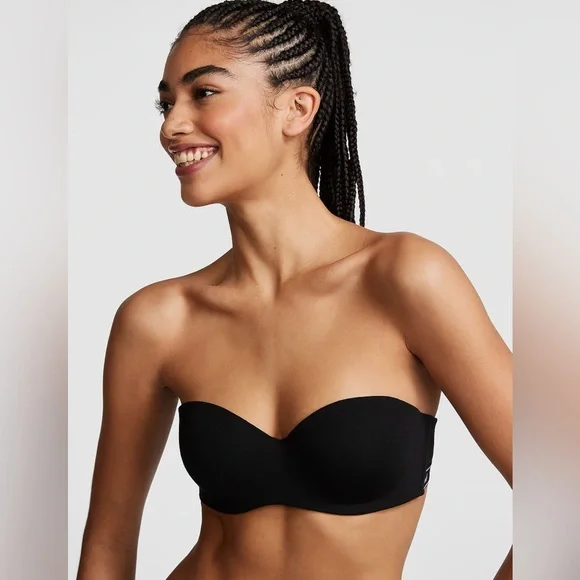 PINK Wear Everywhere Push-Up Strapless Bra