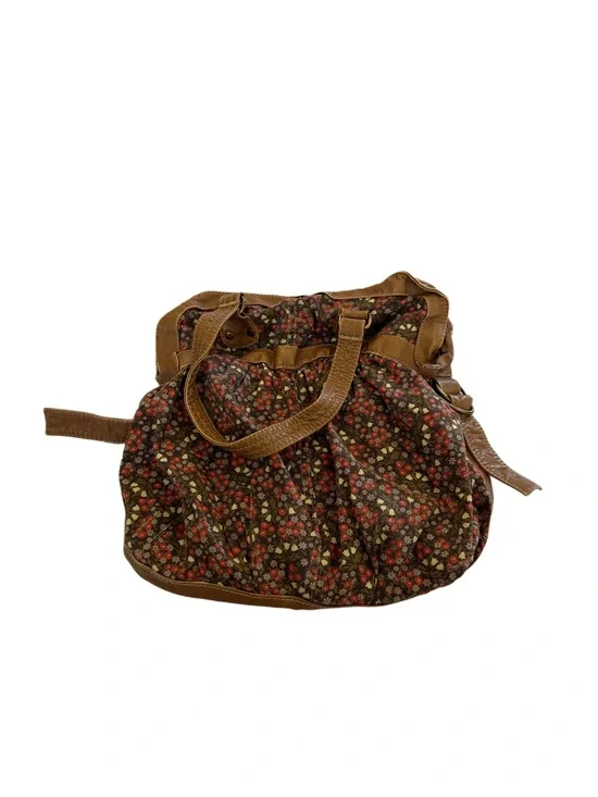 Y2K Boho Fairy Cottagecore Brown Floral Hobo Bag Mossimo