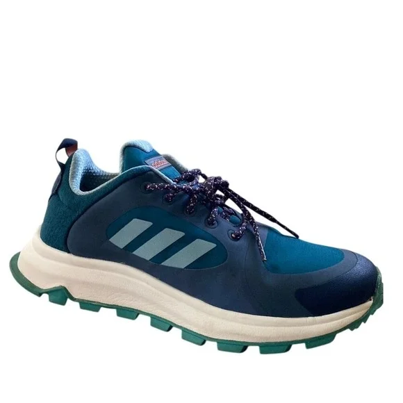 Adidas Rockadia‎ Trail 3.0 Teal Navy Blue Running Shoes EF0529 Womens 6.5