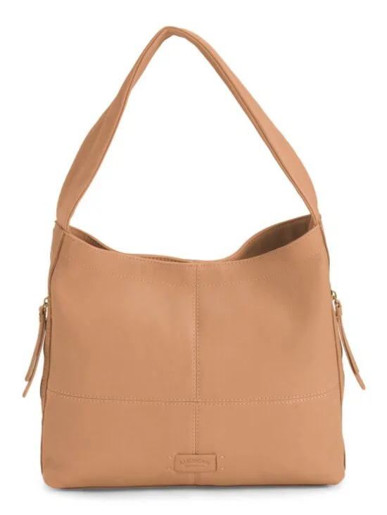 AMERICAN LEATHER CO. Leather Virginia Hobo Bag