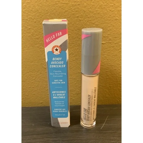 Hello Fab Bendy Avocado Concealer 4.8g/ 0.17oz (safe‎ for sensitive skin) 1 Bone