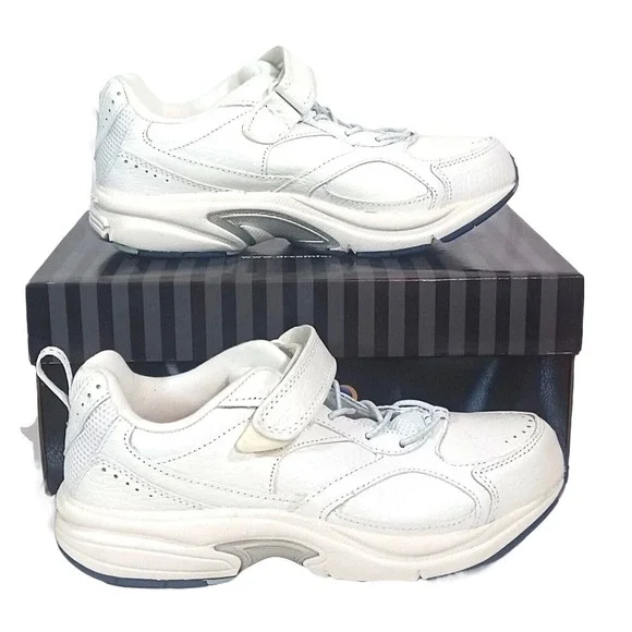Dr. Comfort Spirit Women's White Therapeutic No Tie Walking Shoes‎ 3240 SZ 8 W