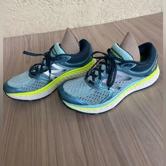 New Balance Women's Athletic Shoes - Blue and Yellow