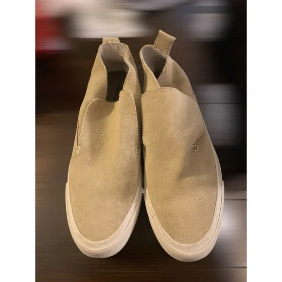SEAVEES SEA VEES Huntington Women's‎ Suede Cream New No Tag Size 9.5