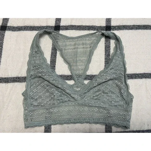 Victorias Secret Lace Bralette Bralette Sage Green Size‎ S P CH