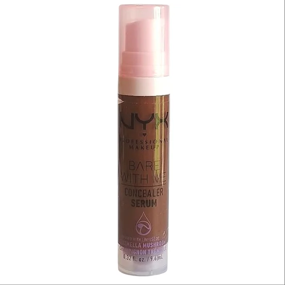 2 x NYX Professional Makeup Bare With Me Serum Concealer, Deep
