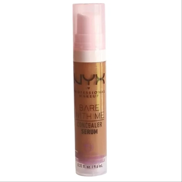 3 x NYX Professional Makeup Bare With Me Serum Concealer, Deep Golden