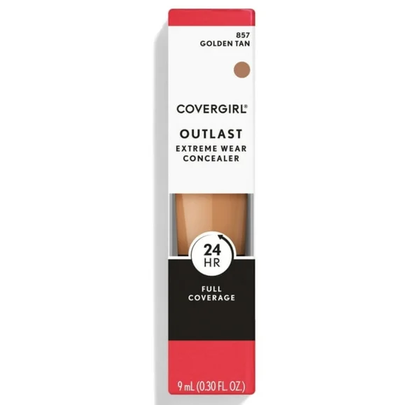 9 x COVERGIRL Outlast Extreme Wear Concealer, 857 Golden Tan