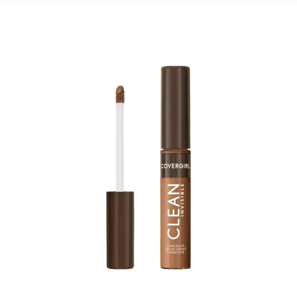 COVERGIRL Clean Invisible Liquid Concealer, 185 Bronze