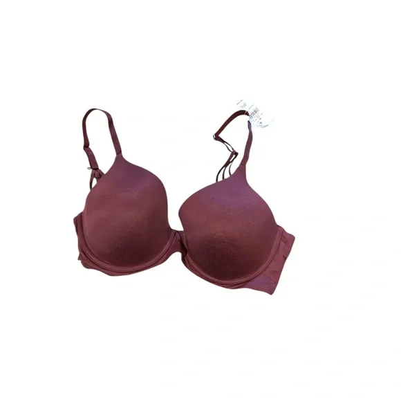Aerie‎ Real Good Sunnie Bra Size 34DD Maroon NWT
