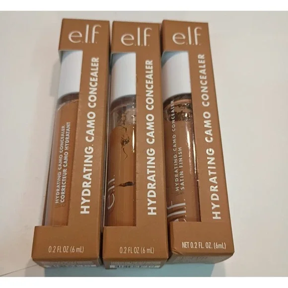 ELF‎ Hydrating Camo Concealer, Tan Neutral - .2fl oz. - 3 Pack