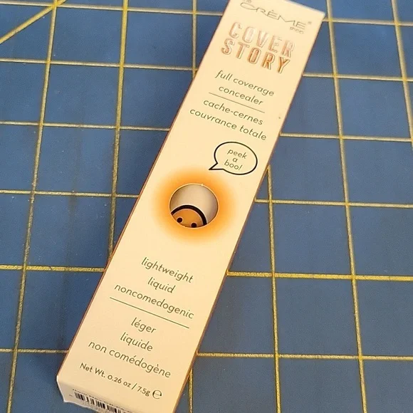 Cover Story Full Coverage Concealer Tan 7.5g New in Box