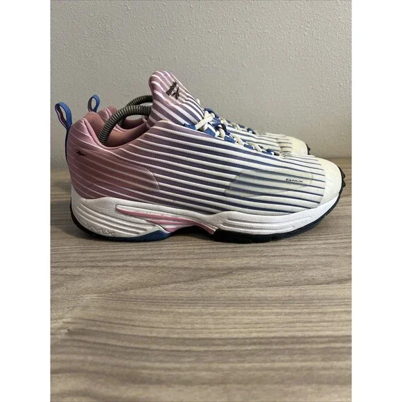Size 11 - Reebok DMX Thrill Jasmine Pink Blue Blast Running‎ Shoes Sneakers