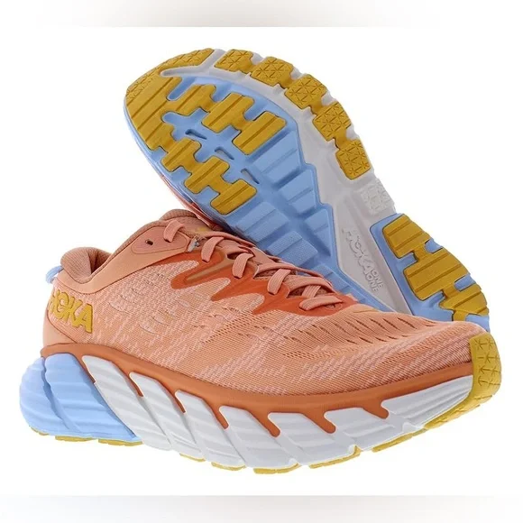 HOKA‎ Women’s Gaviota 4 Running Shoe Coral Peach 7.5B