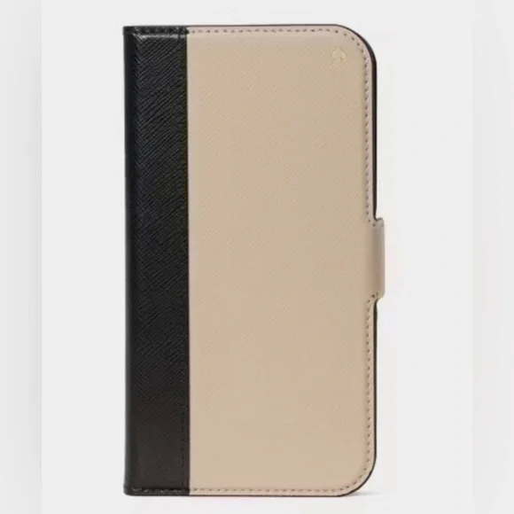 Kate Spade Staci Leather Magnetic Wrap Folio IPhone 12 Phone Case