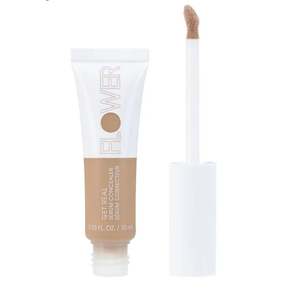Flower Beauty Get Real Serum Brightens Blurs Blemishes Concealer Light