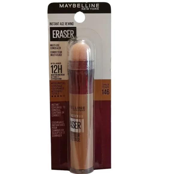3/$12 Maybelline, Instant Age Rewind, Eraser Dark Circles Concealer, 146 Tan