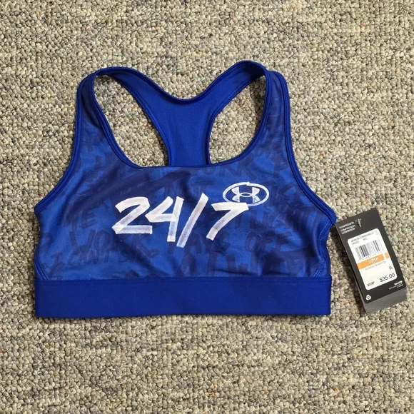 Under Armour 24/7 Blue/White Sports Bra S