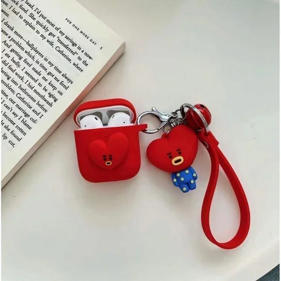 Cartoon Case for Airpods Tata 2 and 1