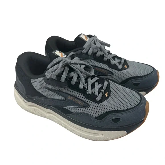 Brooks Ghost Max Womens Running Shoes Black Primer Biscuit 1204331B091 Sz 8 EUC