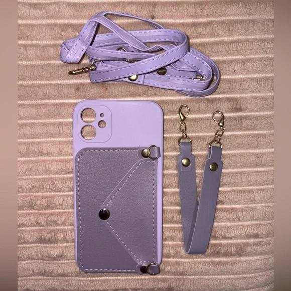 SHEIN iPhone 11 Phone Case with Straps