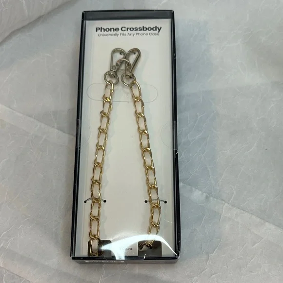 Gold Chain Phone Crossbody
