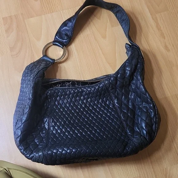 Jill Stuart Black Quilted Women's Bag