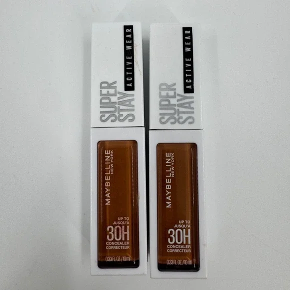 Maybelline Super Stay‎ Active Wear Concealer Shade 50 Cafe 30H Full Coverage 2pk