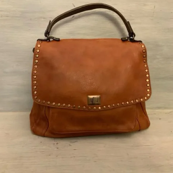 ChillX Brown Faux Leather Hobo Shoulder‎ Bag Purse Good Condition