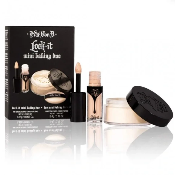 Kat Von D Lock-It Medium 27 Warm Mini Baking Duo