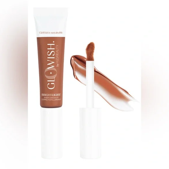 GloWish by HUDABEAUTY Bright Light Hydrating Sheer Vegan Concealer-12 RICH