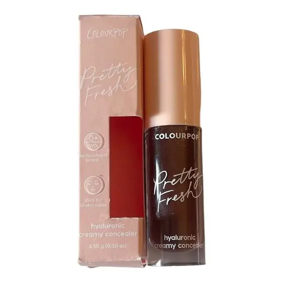 NEW ColourPop Pretty Fresh CONCEALER 220C Deep Dark 0.30 oz Applicator Wand Box
