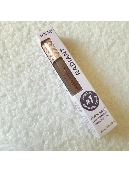 tarte Shape Tape Radiant Concealer Medium-Buildable 60N Mahogany .033 floz
