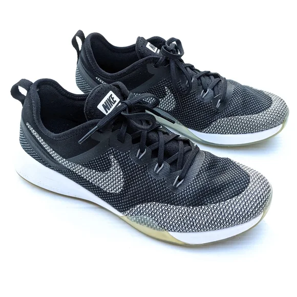 NIKE Air Zoom Dynamic TR Black Running Shoes women's size 8